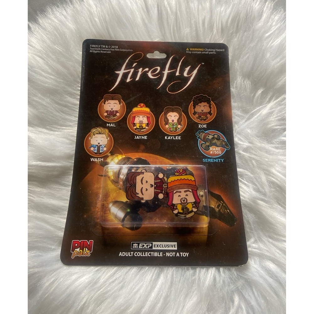 Geekfuel Pin Palz Collectible Firefly 2018 Pin Duo‎ Mal & Jayne